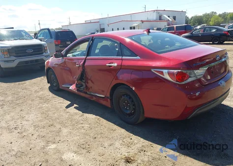 2011 Hyundai Sonata Hybrid из США, поврежденный, VIN KMHEC4A41BA008476